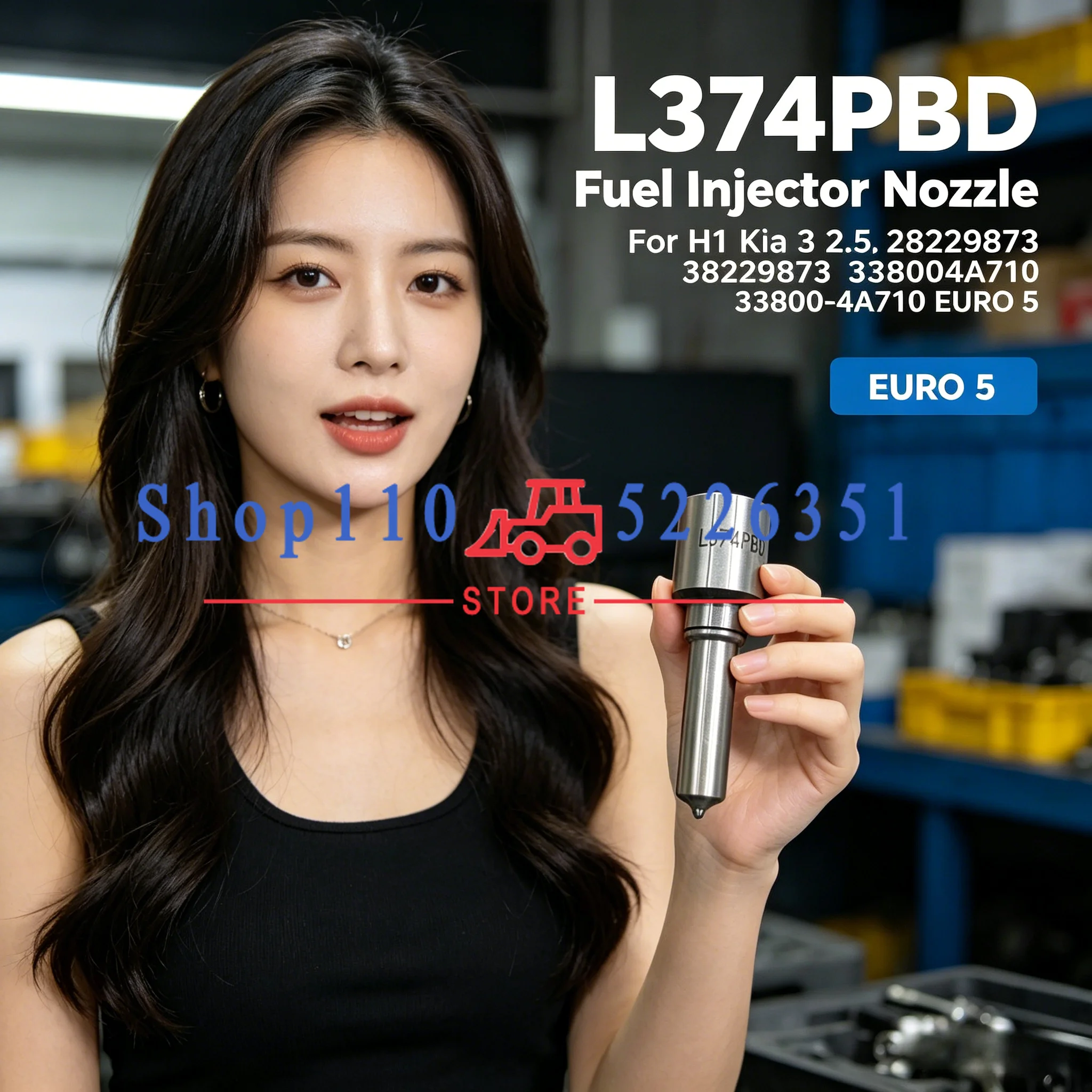 

L374PBD Fuel Injector Nozzle For H1 Kia 3 2.5 28229873 338004A710 33800-4A710 EURO 5