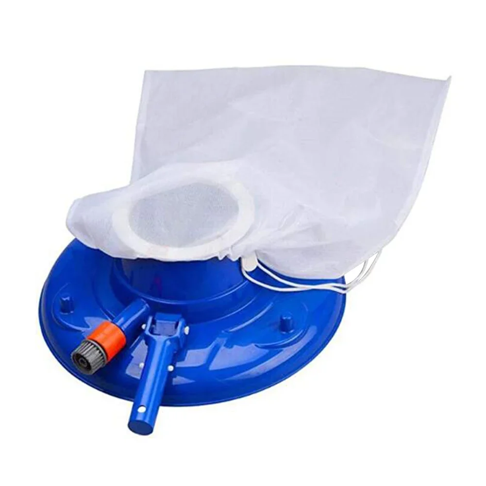 Vacuum Cleaner Robot with Mesh Bag Underwater Cleaning Tool Pool Cleaning Vacuum Cleaner Suction Head for Swimming Pools