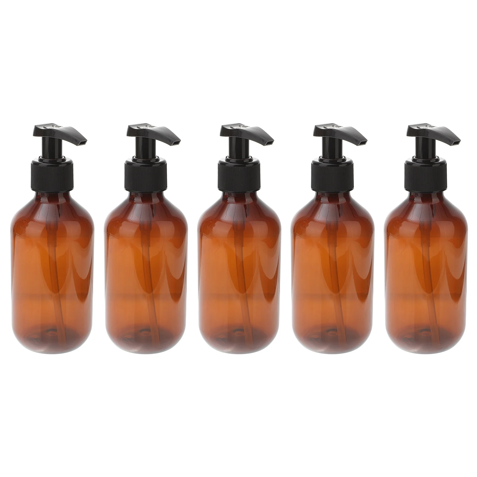 

5 Pcs Shampoo Bottle Body Wash Pump Emulsion Press Container Shower Gel Dispenser Refillable Reusable Eco Friendly Portable Long