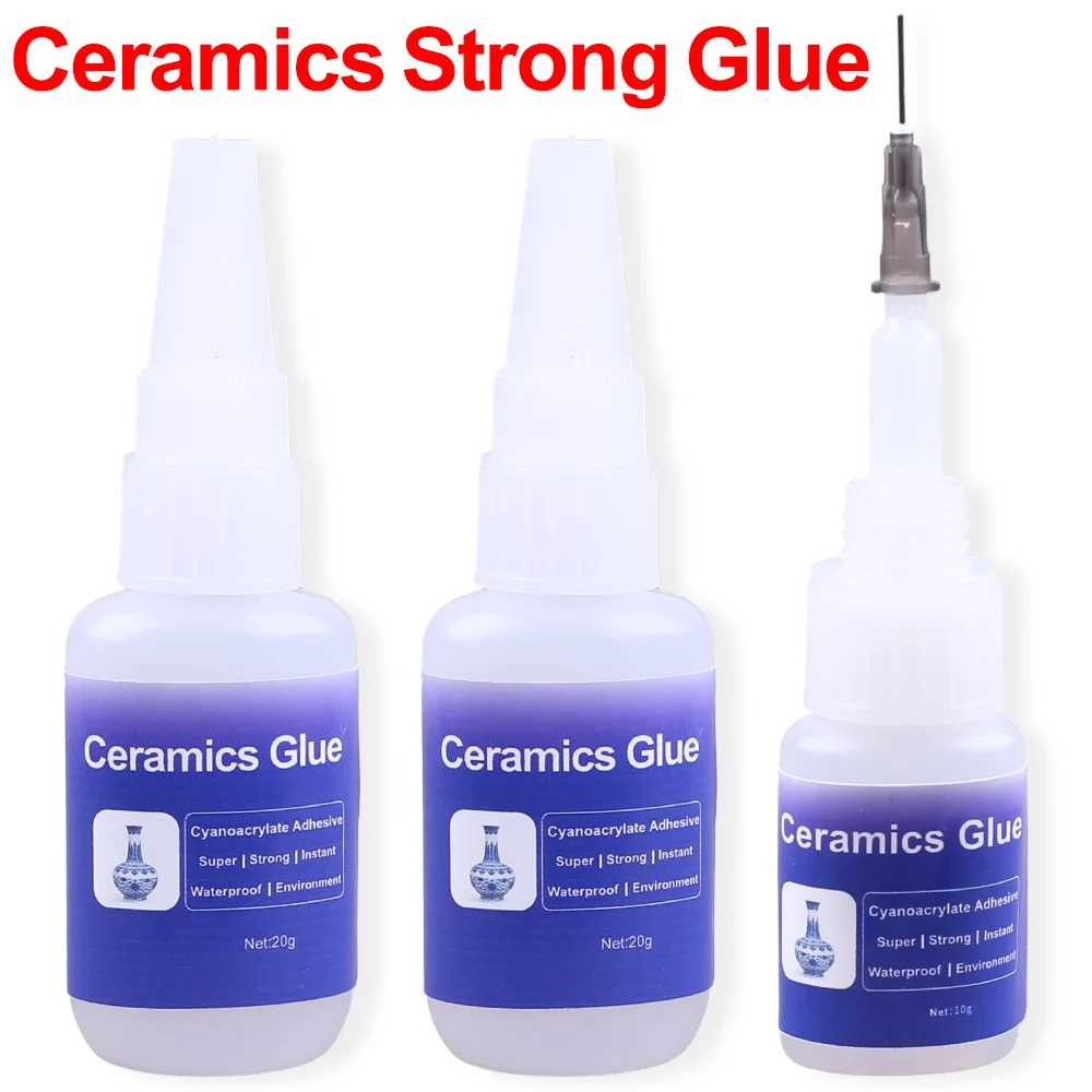

20g 10g Super Glue Ceramics Tile Glass Repair Extra Strong Instant Adhesive Quick Dry Cyanoacrylate High Strength 502 Metal Bond