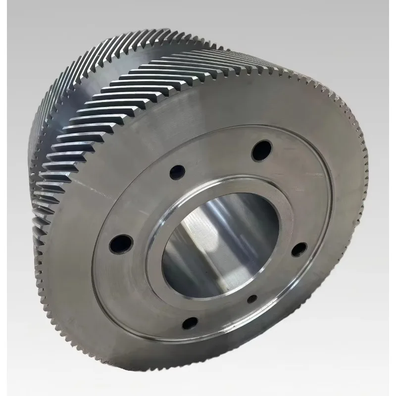 High Temp Resistant Alloy Steel Mining Gear Shaft, CNC Machined Stainless Steel Drive Gear, Non-standard Custom Heavy Industrial