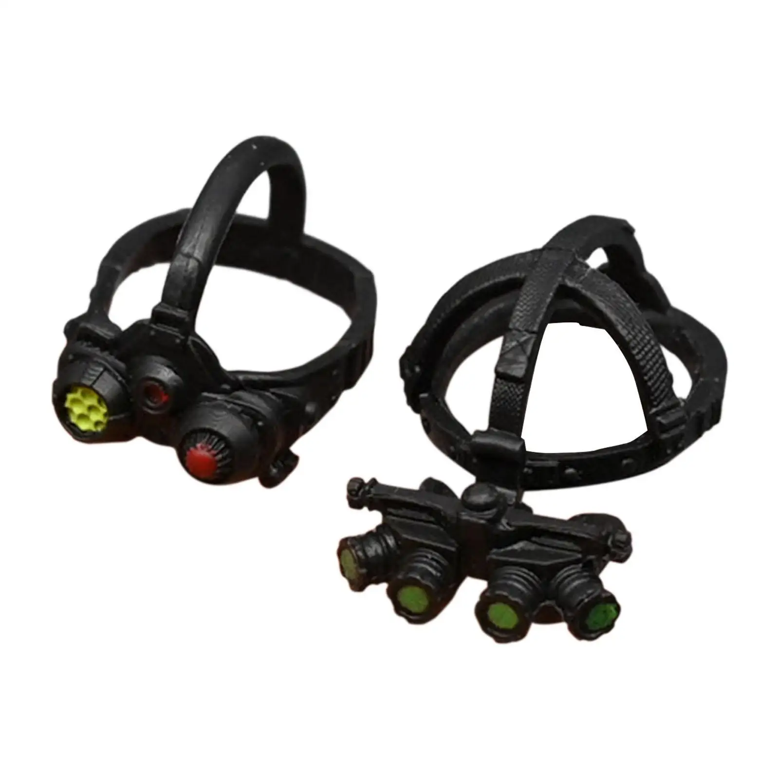 Miniature Nvg PP Accessory Goggles Model 1 12 Scale Doll Helmet for Action Figure Dress Up DIY