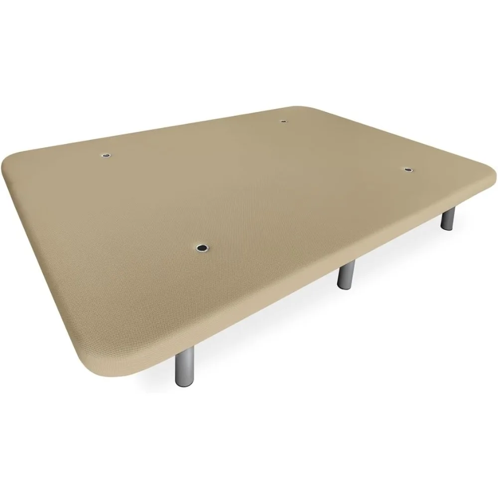 Extra verstärkte 3D-Polsterbasis, widerstandsfähig und robust, mit Verstärkungsstangen und 6 Metallbeinen mit 25 cm Gewinde, 90 x 190 cm