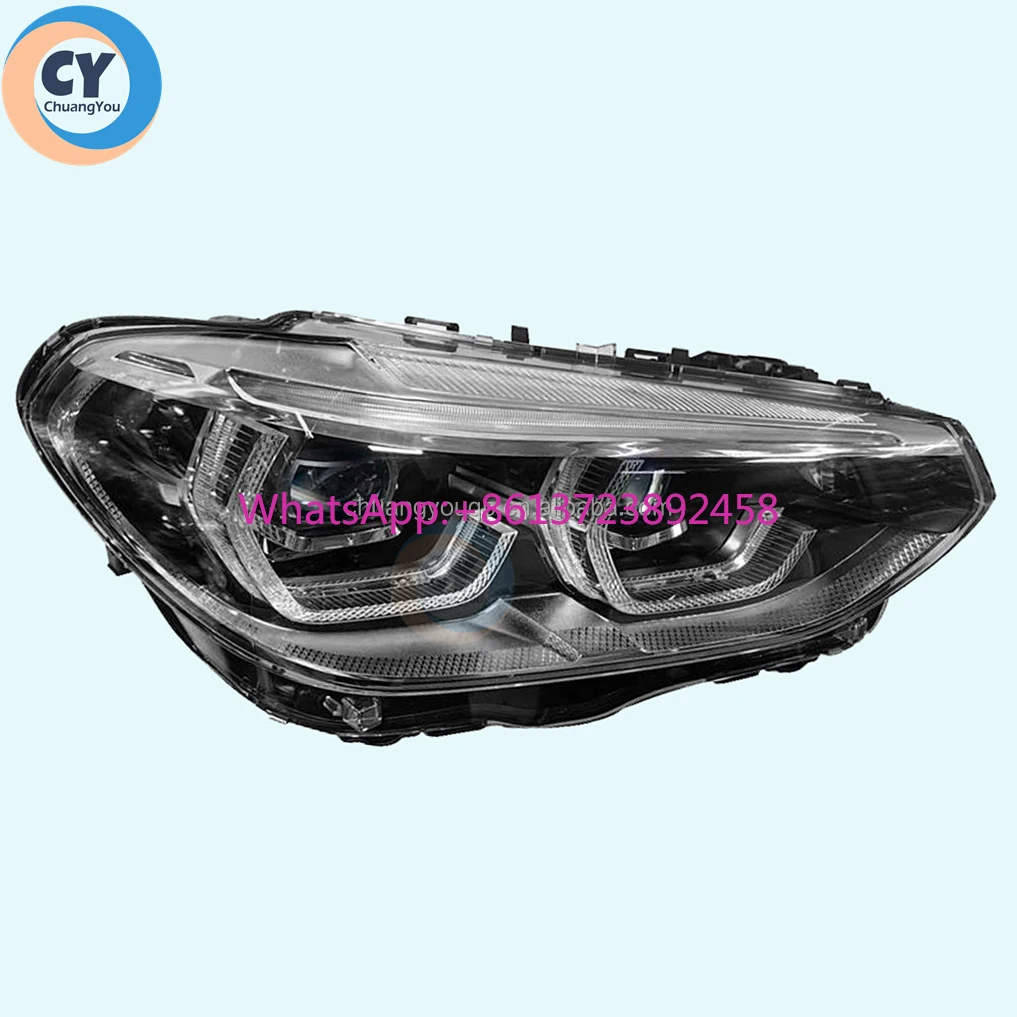 

For BMW X3 G01 X4 G02 Headlight Lens US 2018 2019 2020 2021 Original Headlamp LED Tall Lamp American USA BMW IX3 G08 Car Light