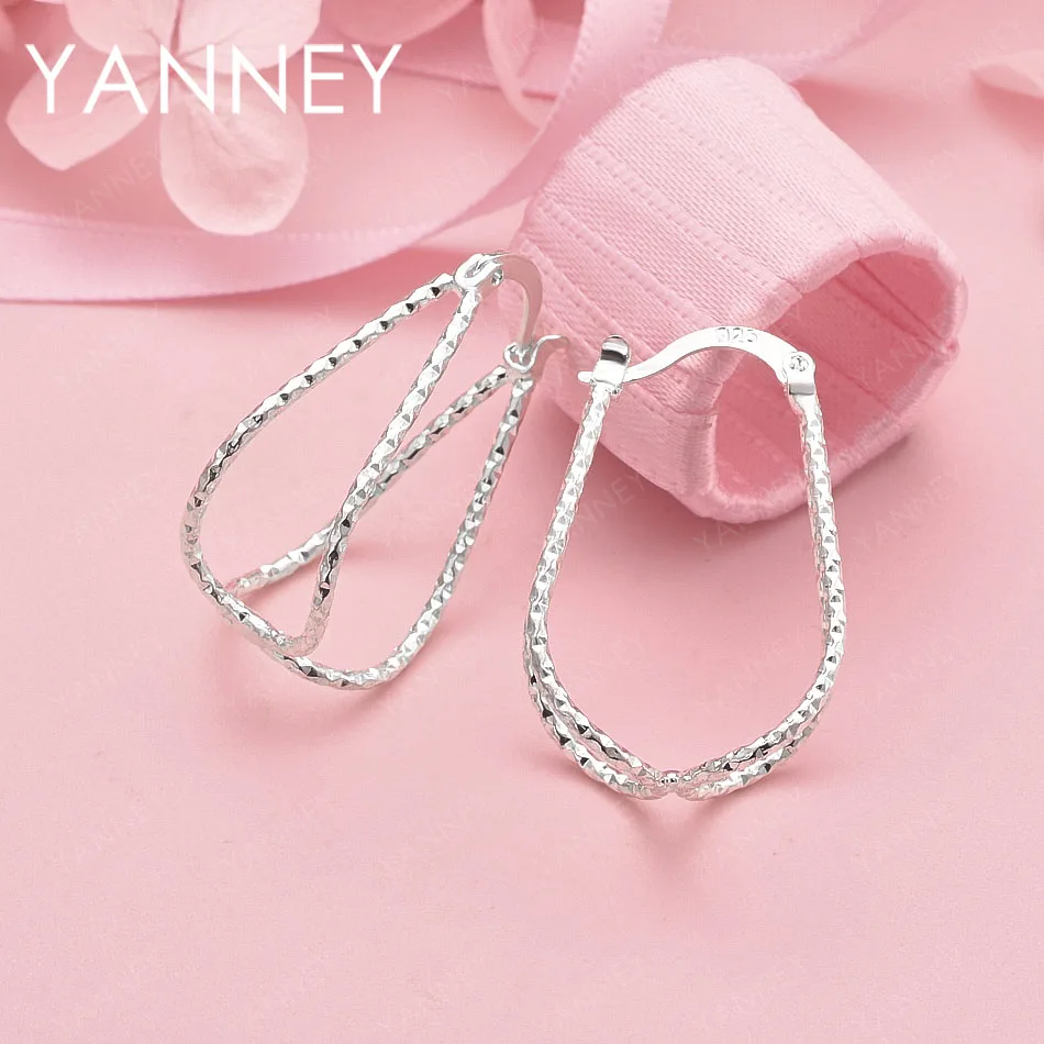 

Элегантные серьги из стерлингового серебра 925 пробы 27 мм, изысканные геометрические серьги с крестом для женщин, стиль хип-хоп, очаровательный подарок, модные украшения