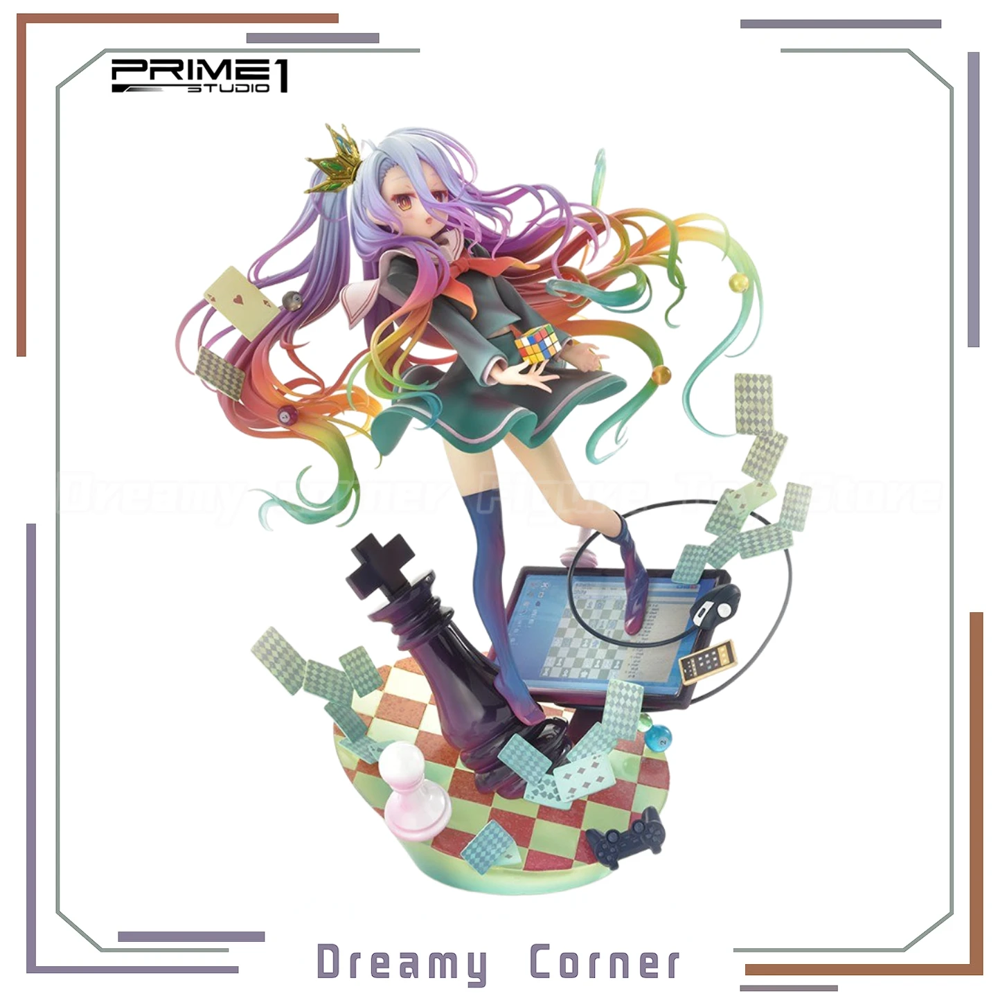 

【В наличии】Prime 1 Studio PRISMA WING NO GAME NO LIFE SHIRO масштаб 1/7 фигурка игрушки подарки