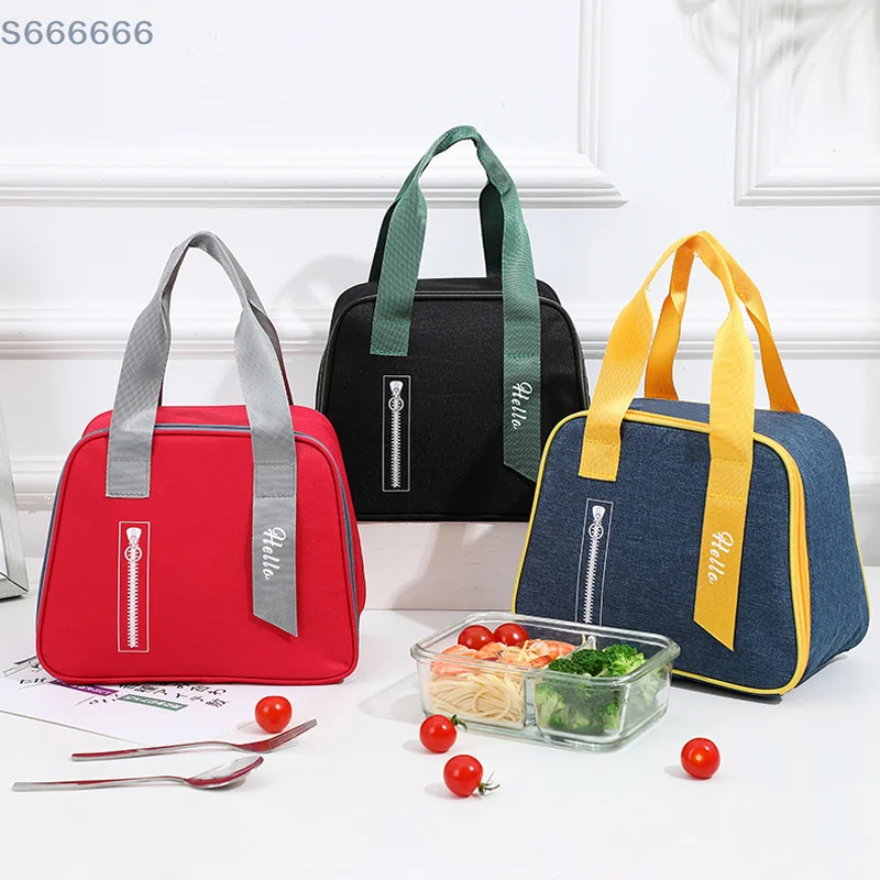 

Bento Lunch Box Thermal Bag Large Capacity Food Zipper Storage Bags Container For Cooler Travel Picnic Handbags