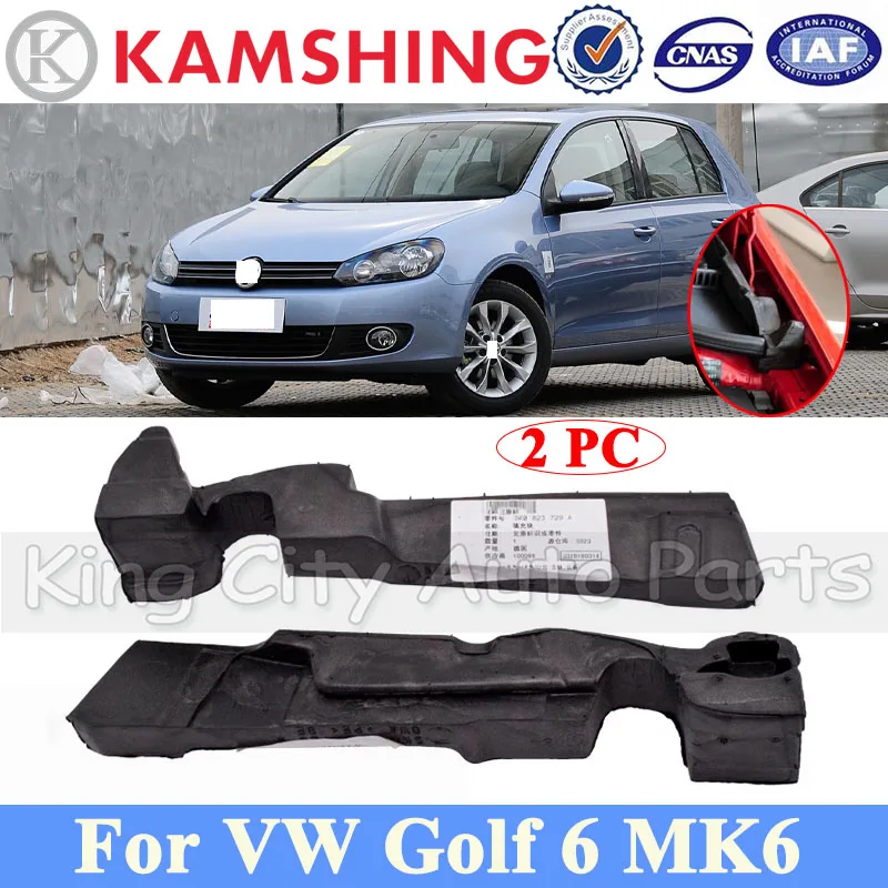 

CAPQX Engine Hood Rear Corner Seal Block For VW Golf 6 MK6 Engine Hood Bonnet Foam Sponge Plug 5K1823730 5K0823729