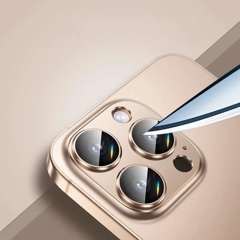 

Металлическая защита камеры для IPhone 16 Pro Max, чехол из сплава, защитное стекло для объектива для IPhone 16 Pro, задняя крышка объектива