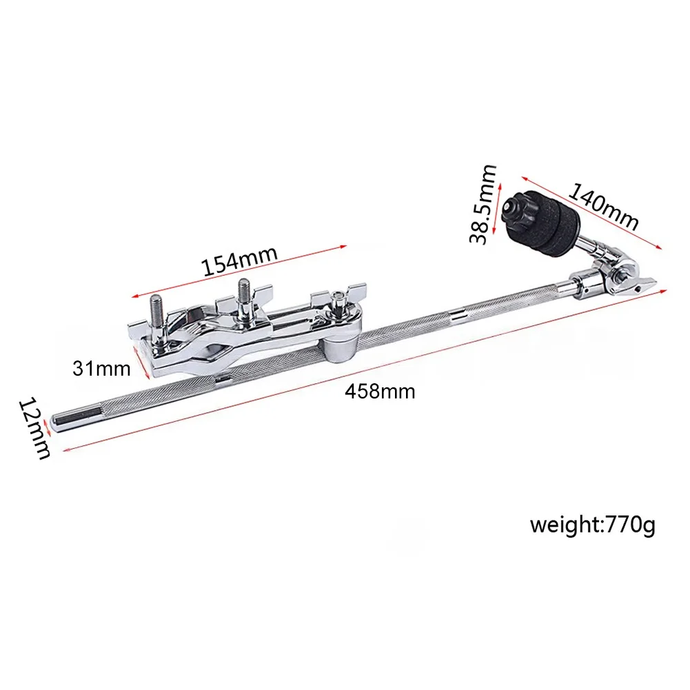 Instalar expansor címbalo suporte de extensão ajustável címbalo extensão ajustável estilo fixação kit tambor