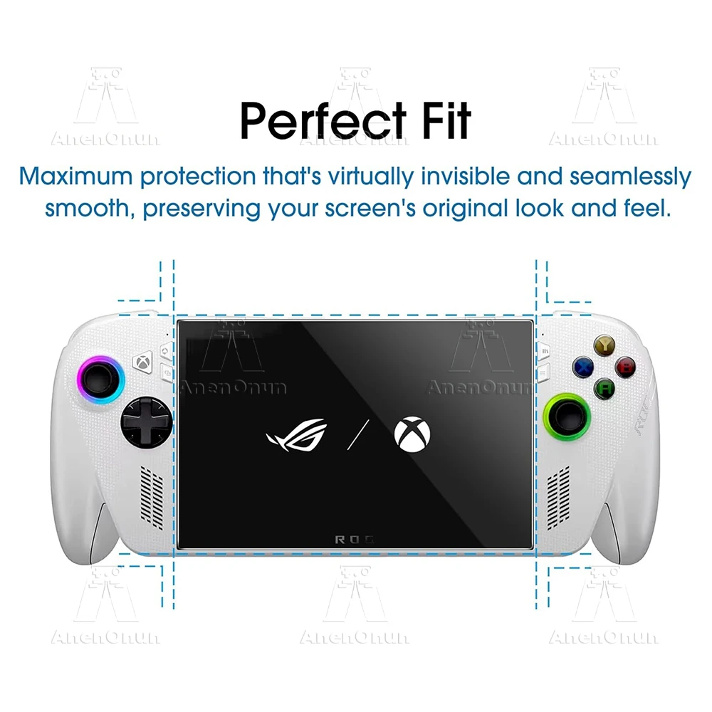 Ultra-HD, bruchsicheres, gehärtetes Glas für ROG Xbox Ally / ROG Xbox Ally X, 9H-Härte, kratzfest, blasenfreier Displayschutz. – Detail 5