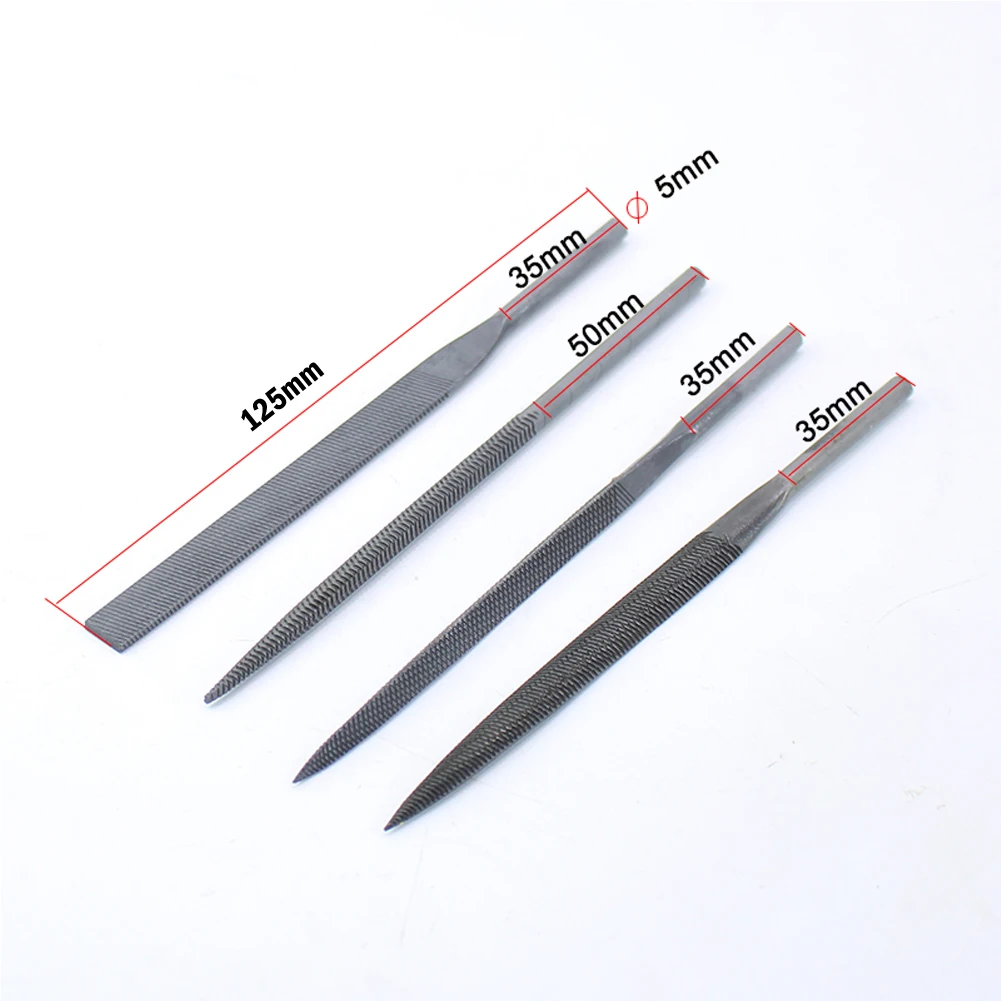 1PC Pneumatic File Blades Air File 5×125mm Small File Air File Saw For Deburring Carving Pneumatic Tool Accessories