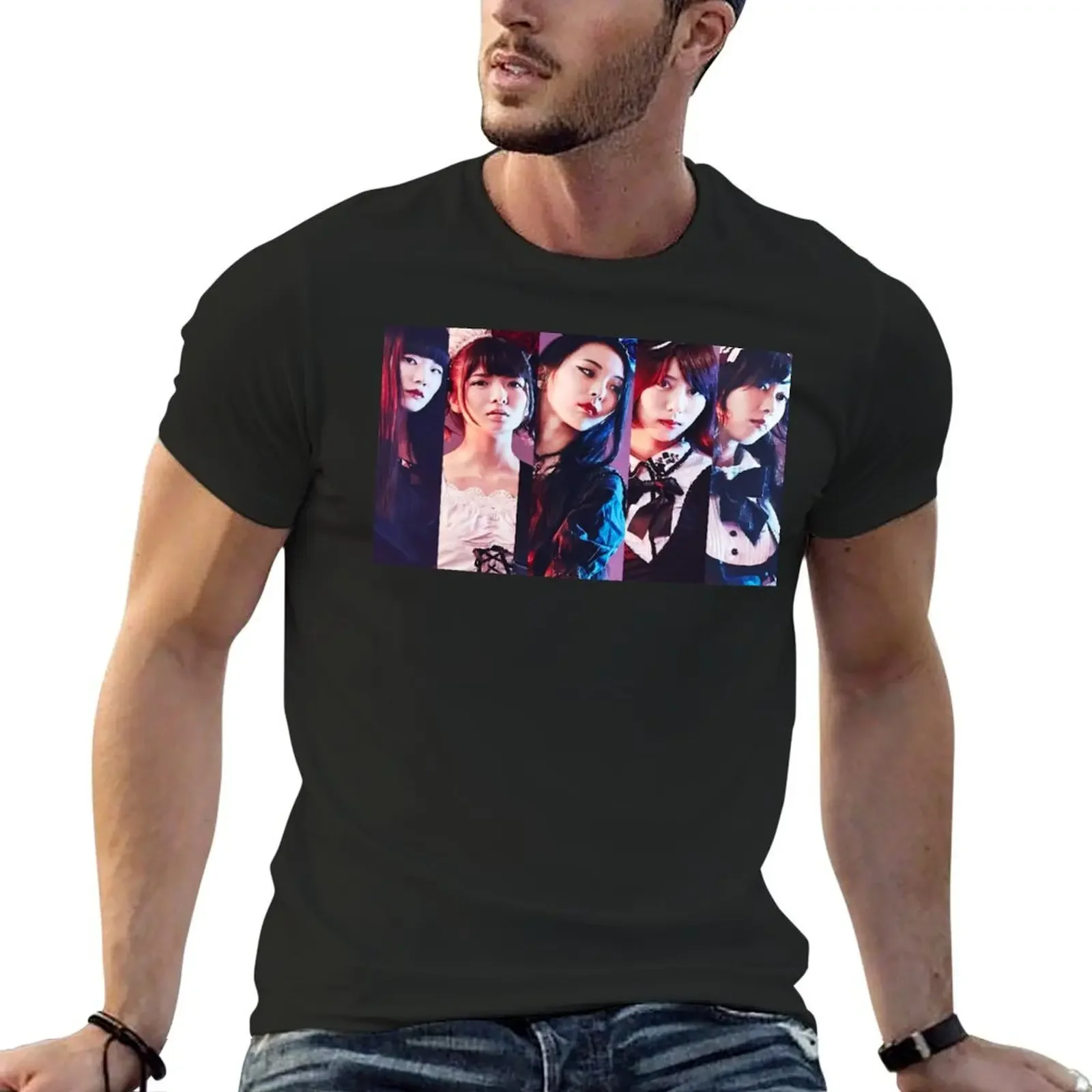 

Japanese BAND-MAID T-Shirt plain vintage anime shirt kawaii clothes mens t shirts pack