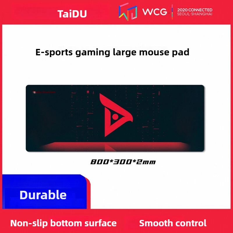 

Большой коврик для мыши с логотипом TaiDu, 800x300x2 мм, мягкий коврик для мыши, настольный коврик, нескользящая основа для настольного геймера, FPS, игровые аксессуары