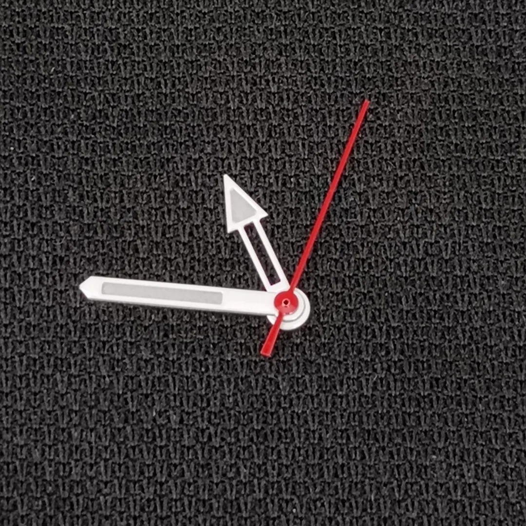 NH35 ساعة الأيدي مؤشر أبيض أحمر اليد الثانية الأخضر مضيئة إبرة ساعة استبدال أجزاء لحركات NH35 / NH36 / 4R / 7S