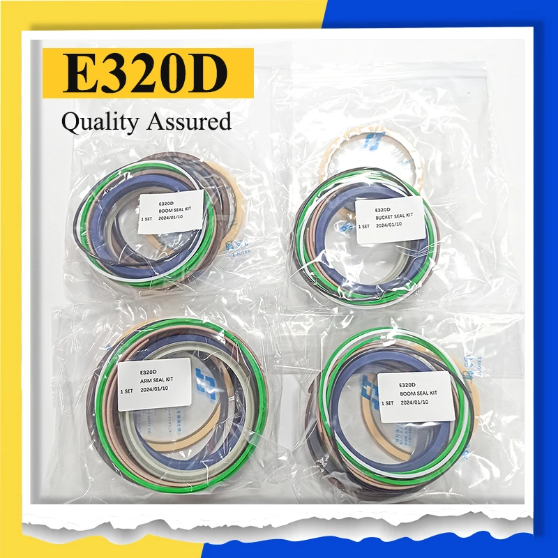 E320D Boom/Arm/Bucket Cylinder Seal Kit for Excavator 320D Hydraulic Seals