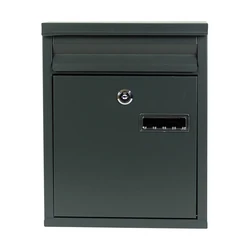 Metal Letterboxes Villa Outdoor Waterproof Mailbox Lockable Post Box