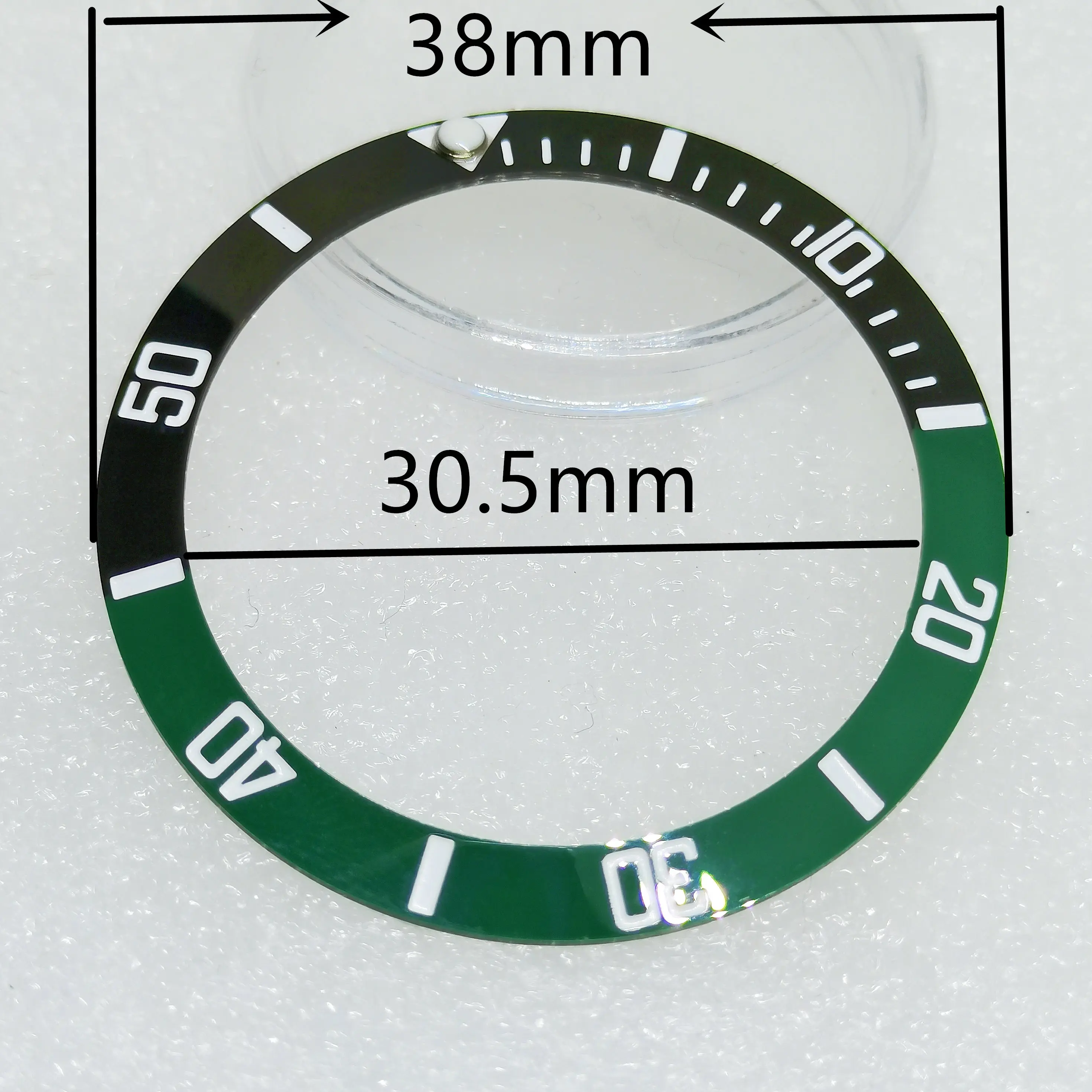Free Shipping Watch Accessories SUB Ceramic Bezel Outer Diameter 38MM Inner Diameter 30.5MM
