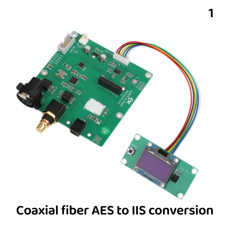 LHY‑Audio AK4118 Digital Receiver Board Optical Coaxial AES Bluetooth to IIS I2S Support XMOS Amanero Module For PCM1794 Hi‑Fi D