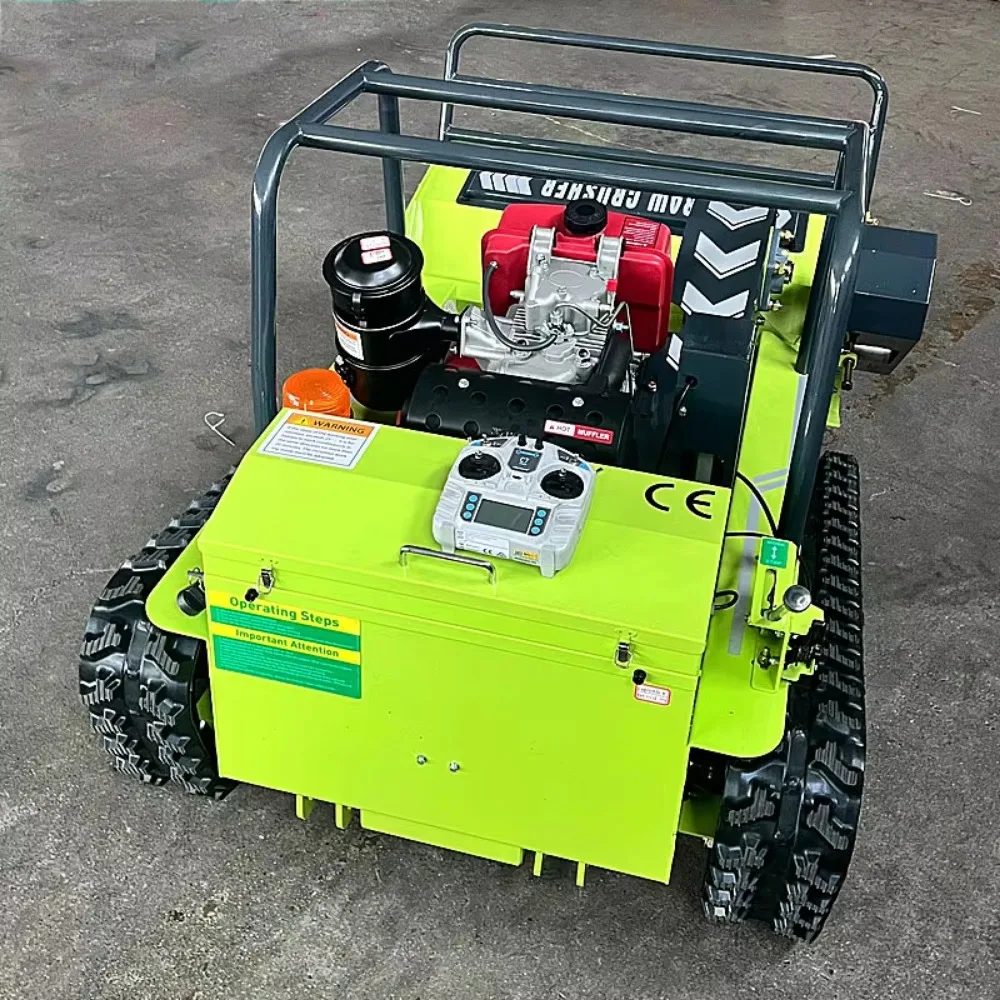 Factory Direct Sales Low Price High Quality Remote Control Roll Lawn Mower Garden Tracked Lawn Mower Free Delivery