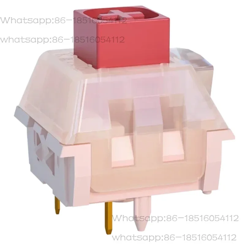 Pudding Keyboard Switch Light Guide Box Mechanical Keyboard Switches 5Pins Linear Smooth