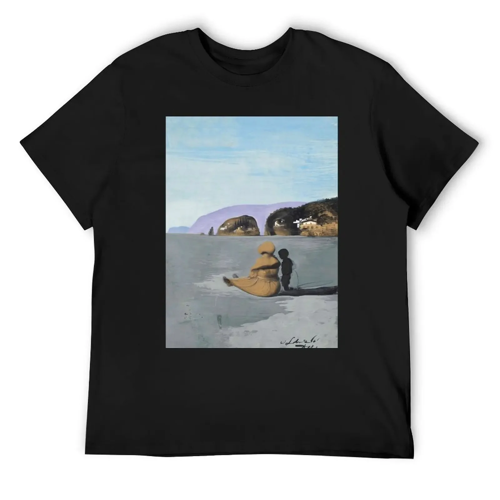 Salvador Dali L'adolescence T-Shirt hippie clothes vintage men clothes