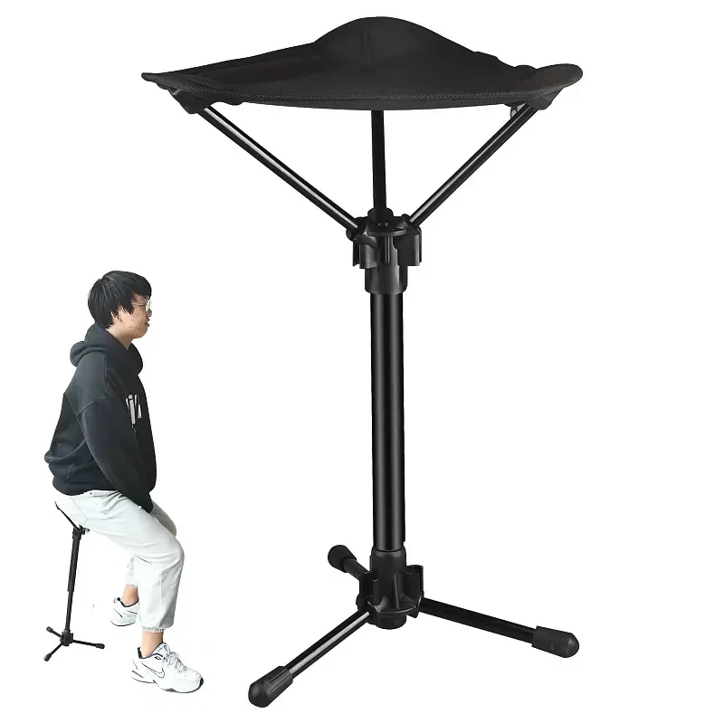 Outdoor Telescopic Folding Stool Portable Maza Stainless Steel Camping Chair Bench Fishing Stool