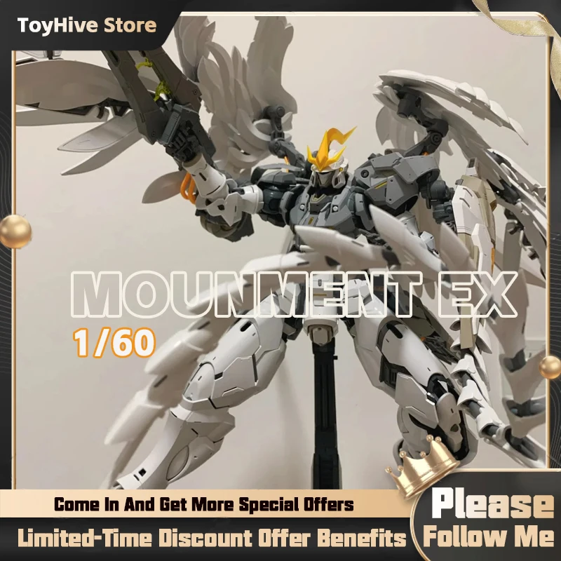 Kit de modelo de plástico Strange Work, escala 1/60, Monument FX Roaring Bear, Mecha ensamblable, coleccionable para entusiastas de los pasatiempos avanzados