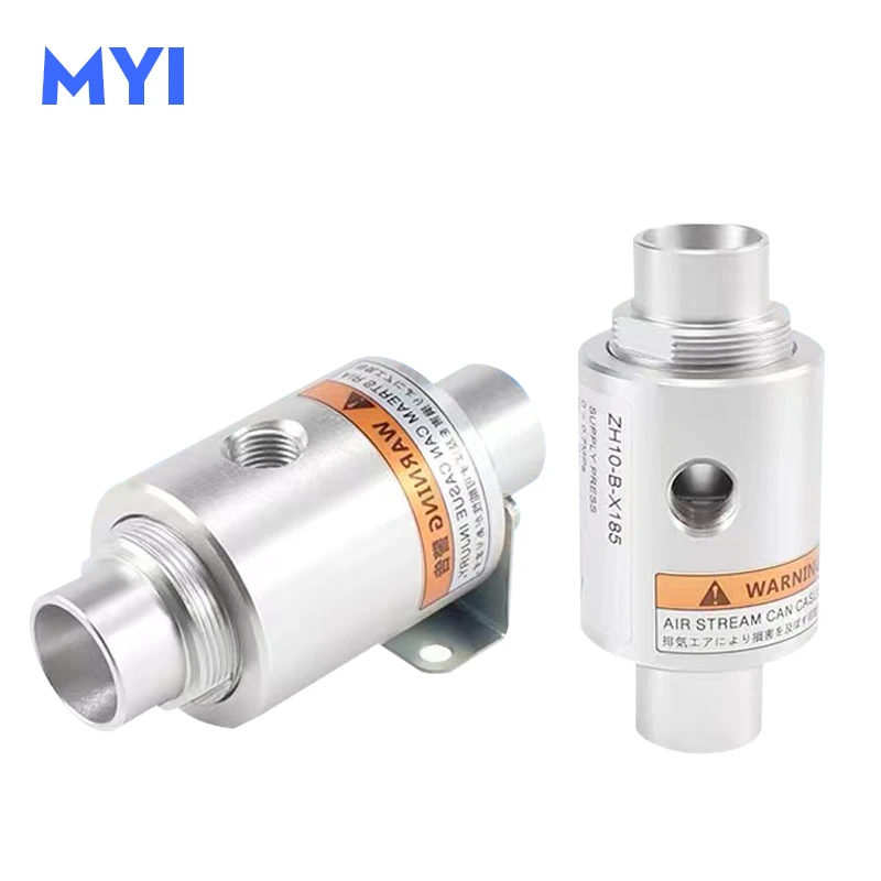 1 PCS ZH10 20 30 40-B-X185 ZH19-X187 ZH10 20 30 40-B-X185 Large Flow Pneumatic Feeding Suction Vacuum Generator