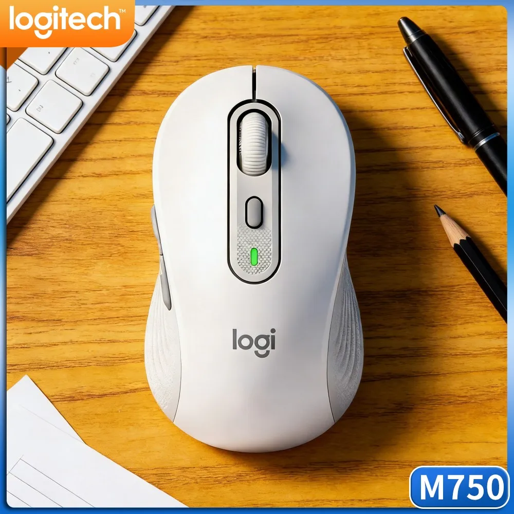 Logitech M750 Office Mouse Precision Tracking Sensor Three Device Sync Rubber Comfort Grips Trip Bag Practical Pick