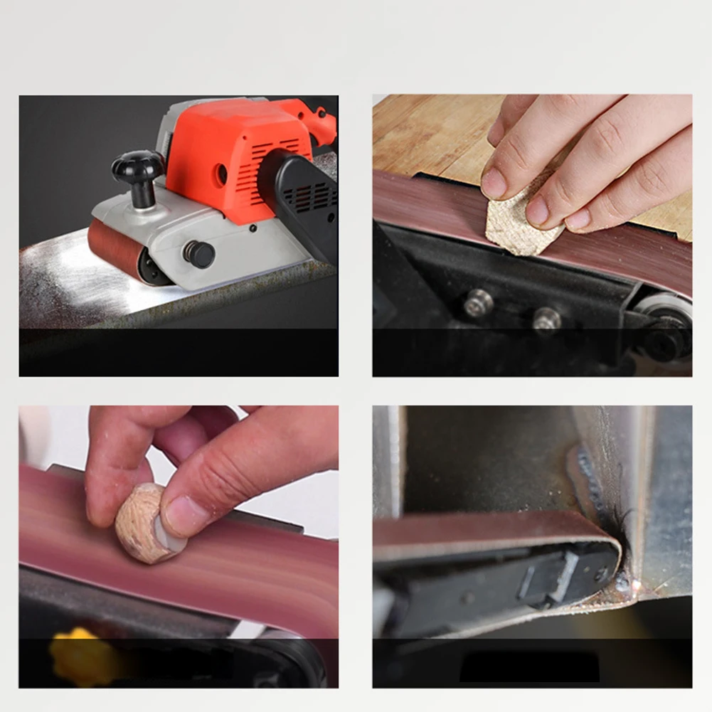 30pcs Sanding Belts 60-600Grit Aluminum Oxide Sandpaper For Grind Polish Wooden Metal Furniture Leather Grinding Tools