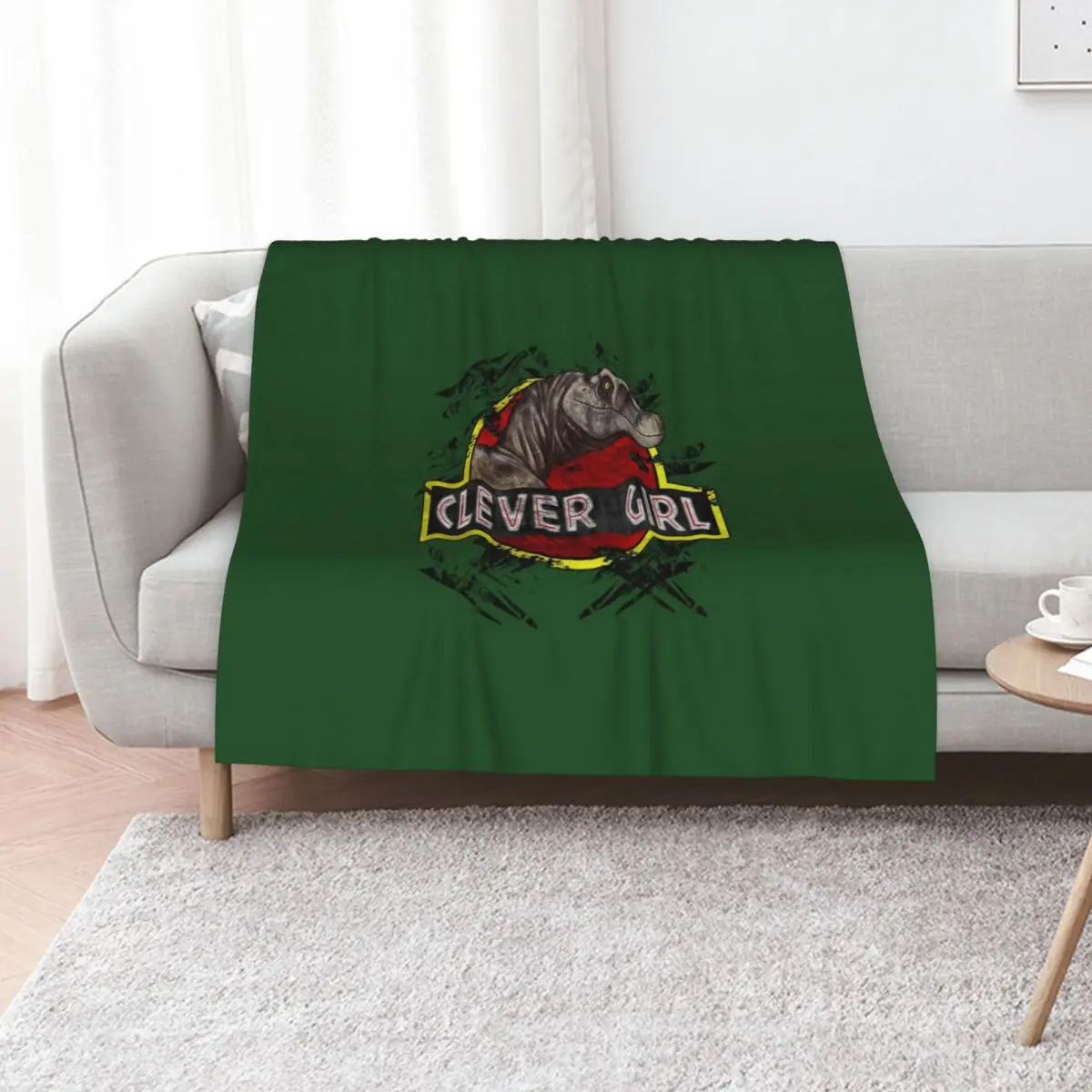 Clever Girl Throw Blanket Sofa Throw Cute halloween Hairys Travel Flannel Blankets