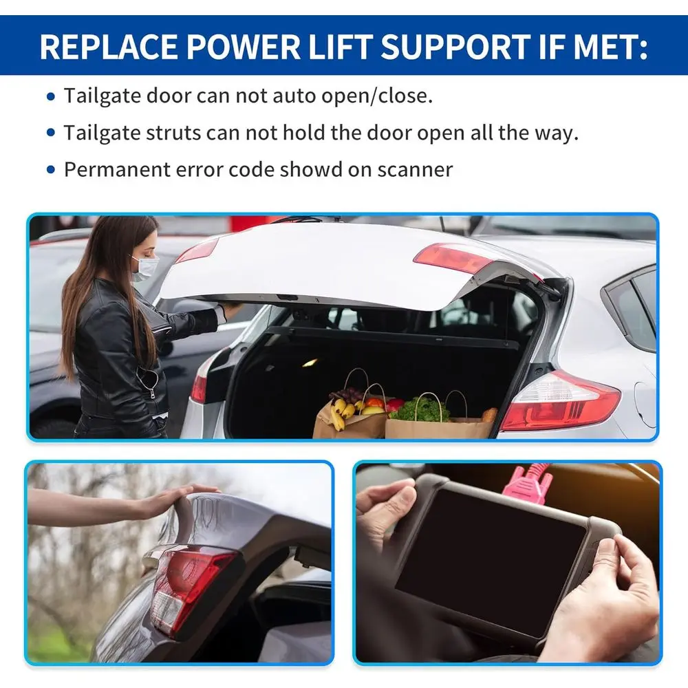 X AUTOHAUX Rear Left Right Tailgate Power Lift Support for Tesla Model S 2012-2019 Liftgate Power Hatch Shock Strut No.600661000