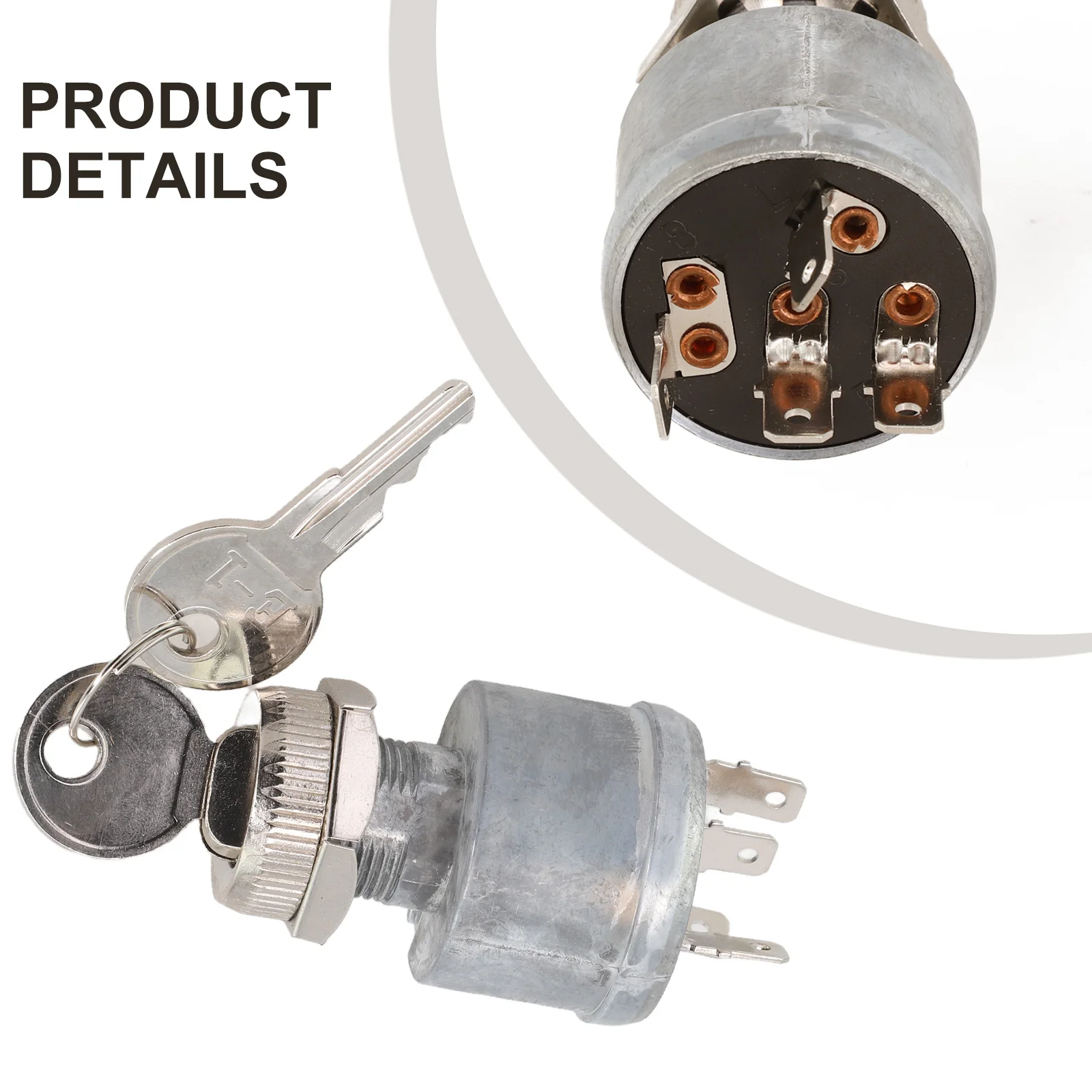 

Ignition Starter Switch for Electric For Golf Carts by For EZGO Replacement Parts Model Numbered 33639 G03 & G01