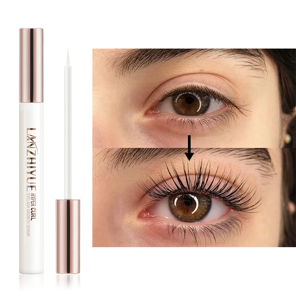 Eyelash Growth Serum and Lash Primer 2 in 1 for Natural Lengthening and Volumizing Clear Nourishing Formula Gentle Daily Care