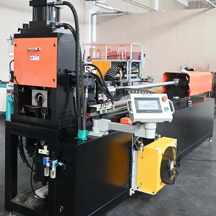 CNC Full Automatic Copper e Alumínio Pipe Hole Punching e Flanging Machine