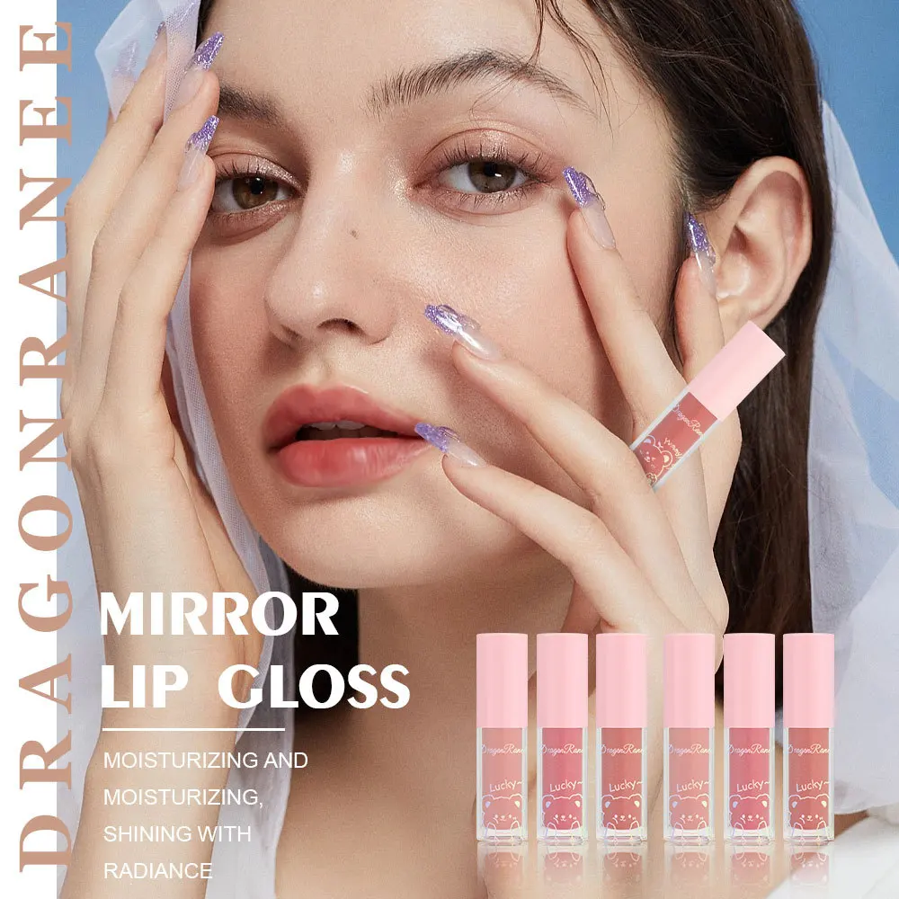 Baume à lèvres brillant scintillant, finition miroir, hydratant, hydratant, Non collant, résistant aux tasses, lèvres dodues, maquillage pour les lèvres