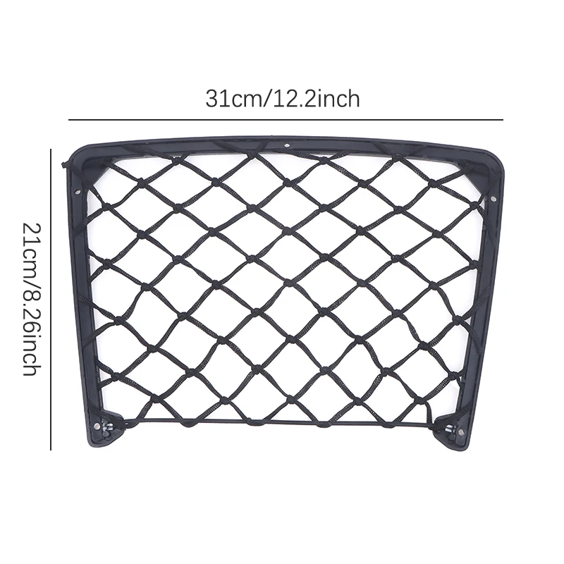 1PCS Car Storage Net Elastic Net Cargo Mesh Nets Car Caravan Bus Camping Vehicle Accessories Seat Back Mesh Belt