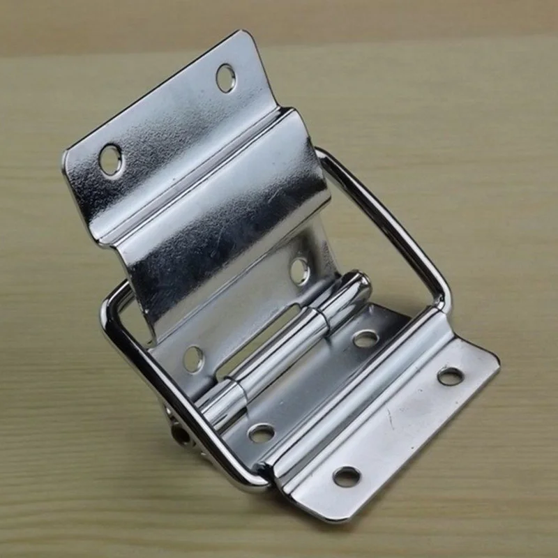 1PCS Chrome Plated Support Hinge Packaging Box Aviation Box Aluminum Box Hinge Positioning Box Cabinet Hardware Accessories