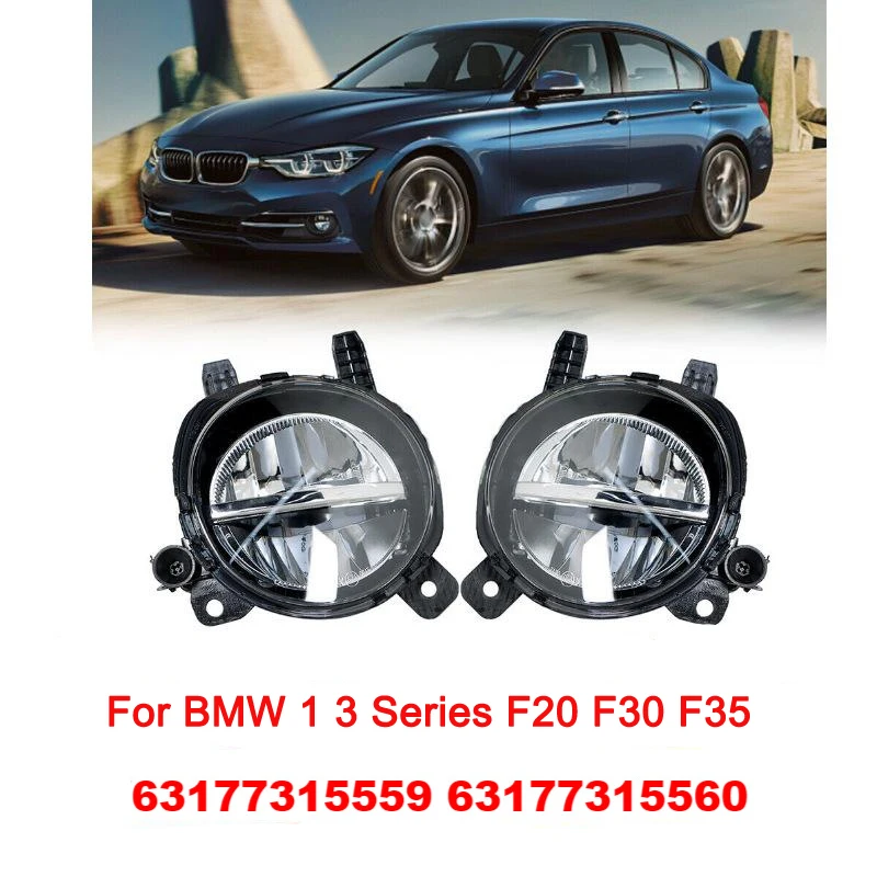 Anti-fog light For BMW 13 Series F20 F30 F35 2014 2015 2016 2017 2018 Front bumper anti-fog light LED daytime running light
