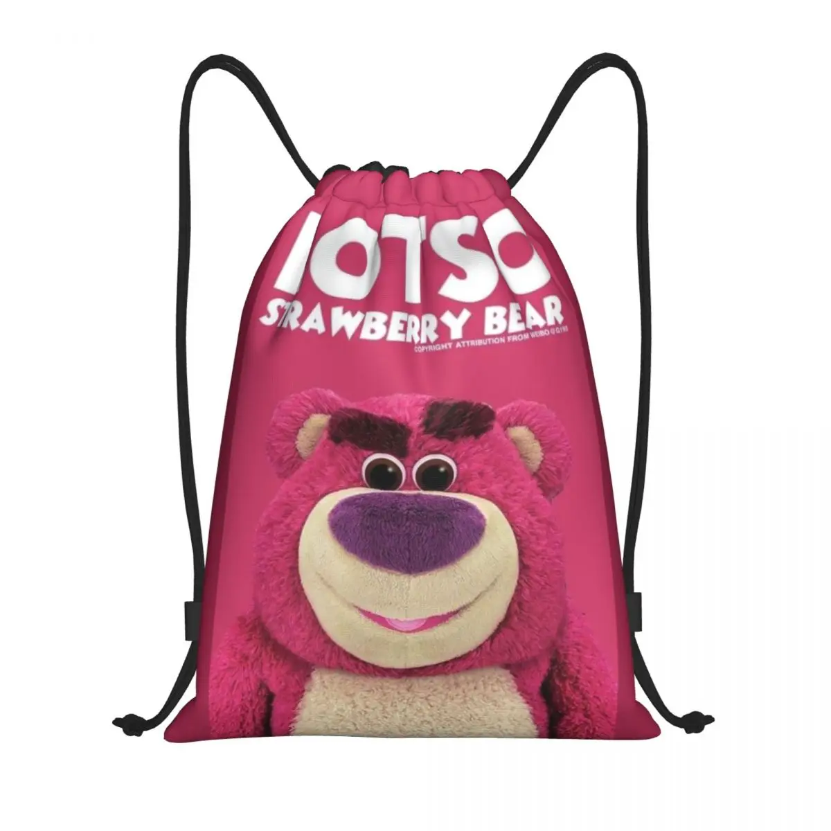 

Lotso Portable Sports Bag Thicken Drawstring Belt Riding Backpack Gym Drawstring Shoes Bag Clothes Backpacks