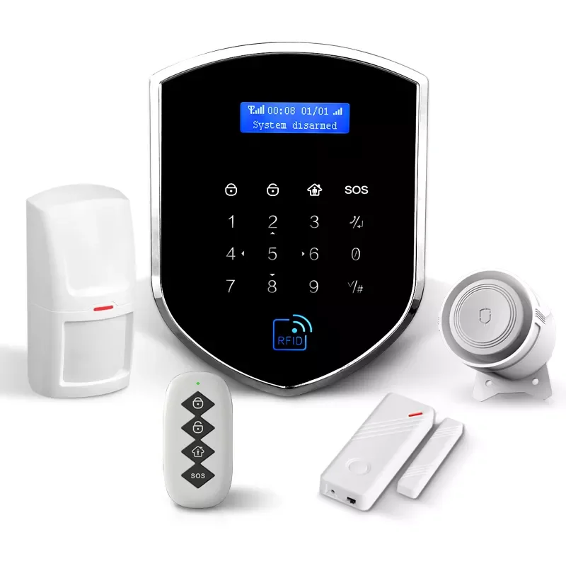 2022 GSM Wireless Intrusion 4G WIFI House Alarm Anti Theft Alarm System for Mobile APP Control