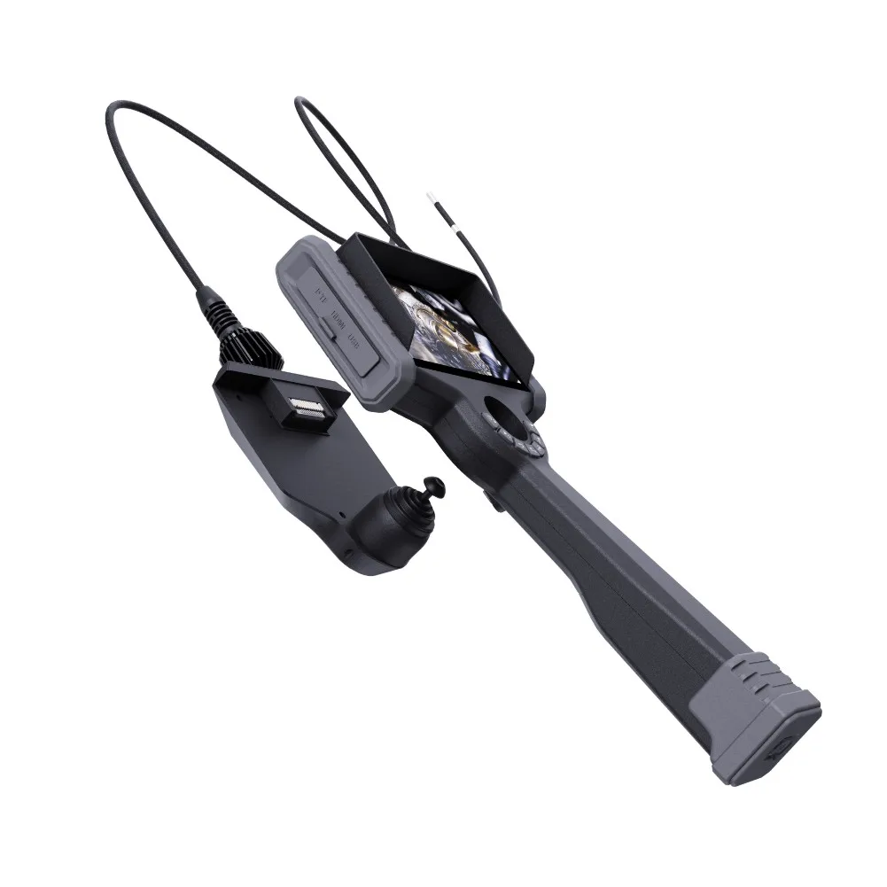 1080P Flexible Endoscopic 360° Coverage Industrial IP67 Borescope Hole Videoscope 6'' Mini CMOS SD Card