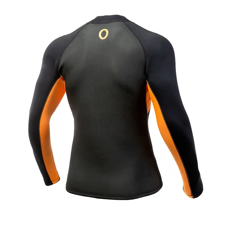 2MM Neoprene Diving Suit Jacket Men Split Swimming Top Suit Windproof Warm Jacket Surfing Motorboat Diving Jacket