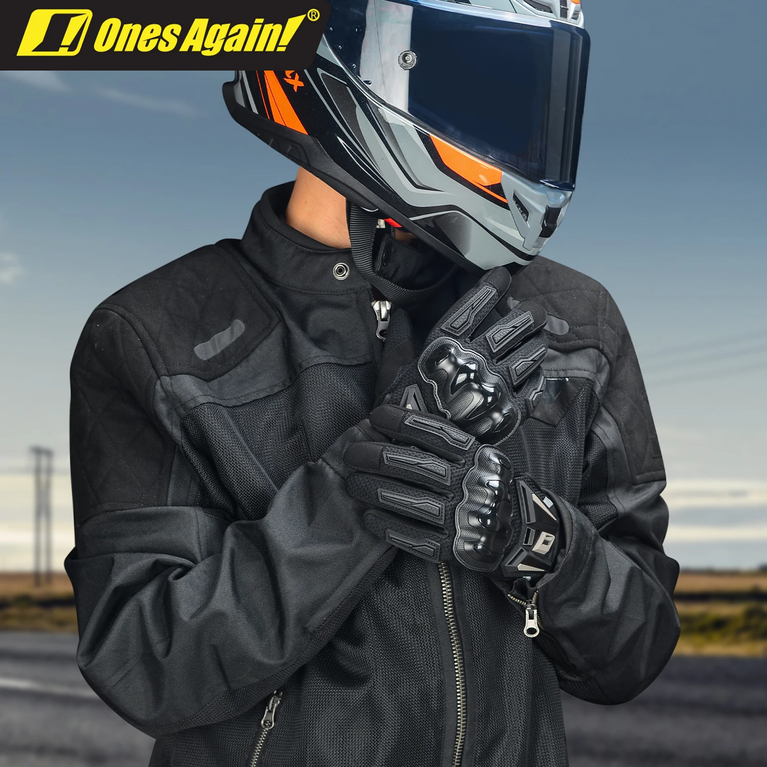 MG35 with protective case for motorcycle Wearable touch screens are breathable