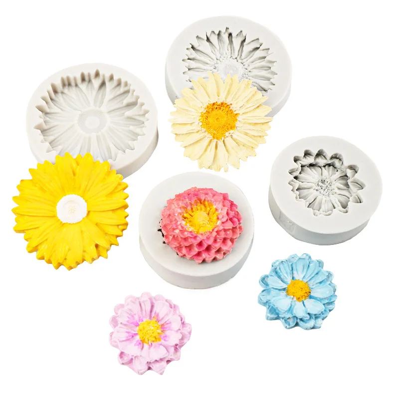

Силиконовая форма для украшения шоколада с помадкой «Ромашка», форма шоколадного цветка для выпечки 17-644