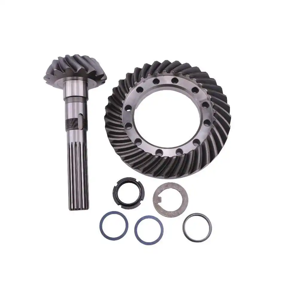 Heavy Duty Ring & Pinion Gear Set 294189A1 For Case Backhoe Loaders Differential Assembly 26.5cm Roller Length