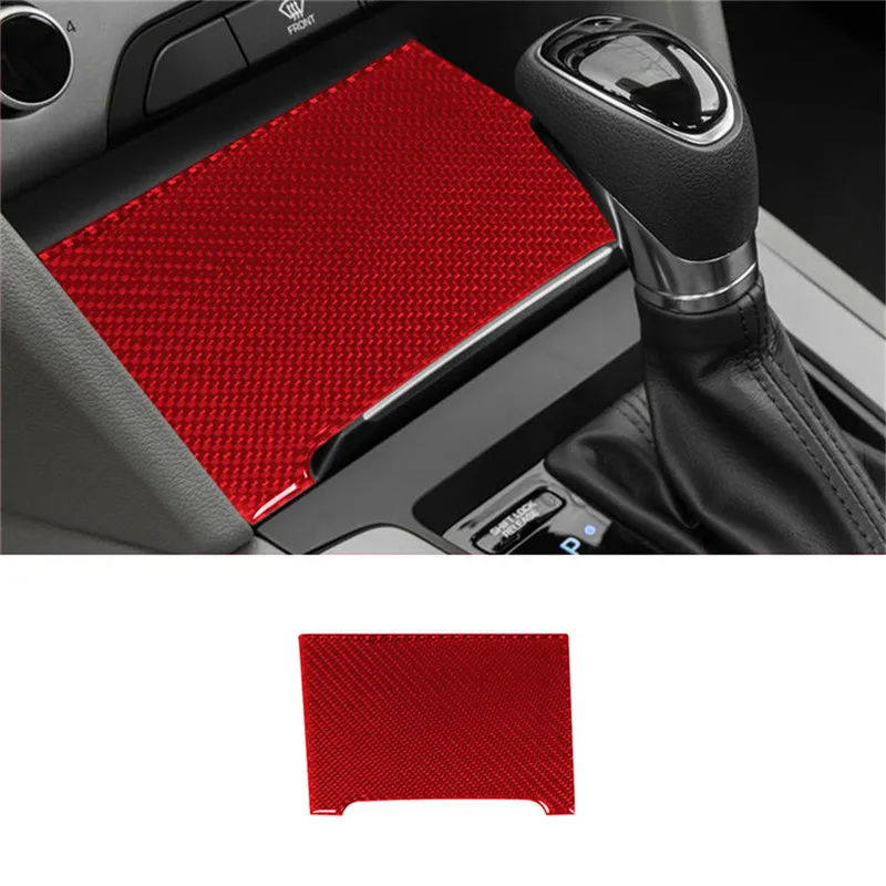 

Carbon Fiber Center Console Storage Box Sticker For Hyundai Elantra 2016 2017 2018 Styling Accessories