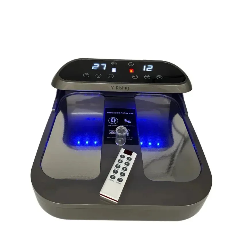 

2026 Newest Plus P90 P100 PEMF Terahertz Therapy Foot Spa Remote Control Wireless PEMF Massager Health Care
