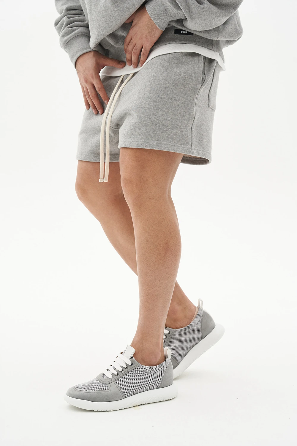 Herren 100% Reine Baumwolle Sportshorts für Alle Jahreszeiten Retro Lässige Stylische Streetwear Lose Athletische Shorts Mit Seitentaschen – Detail 21